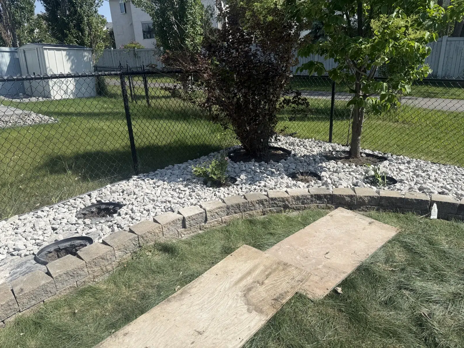 Finished Rock Landscape
